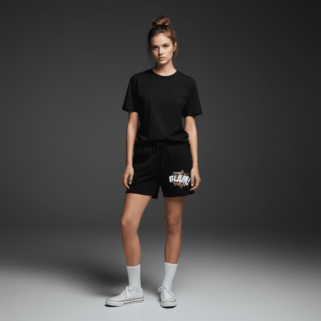 Ignite Relax Track Shorts Black Ignite Relax Track Shorts Black