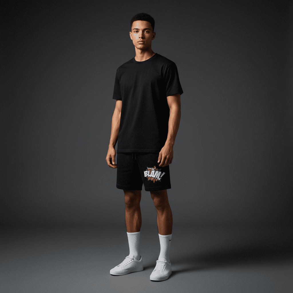 Ignite Relax Track Shorts Black Ignite Relax Track Shorts Black