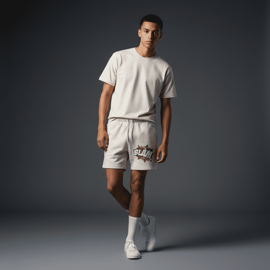 Ignite Relax Track Shorts Bone Ignite Relax Track Shorts Bone