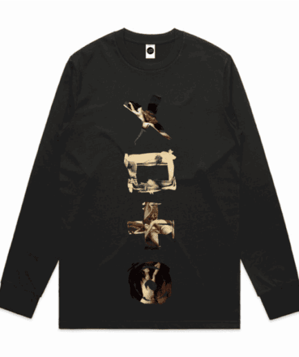 Legendary Regular Long-Sleeved T-Shirt in Black