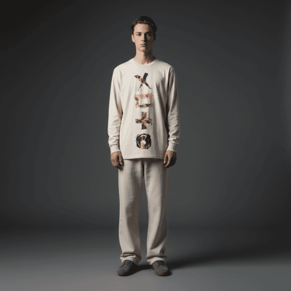 Legendary Regular Long-Sleeved T-Shirt in Bone Legendary Regular Long-Sleeved T-Shirt in Bone