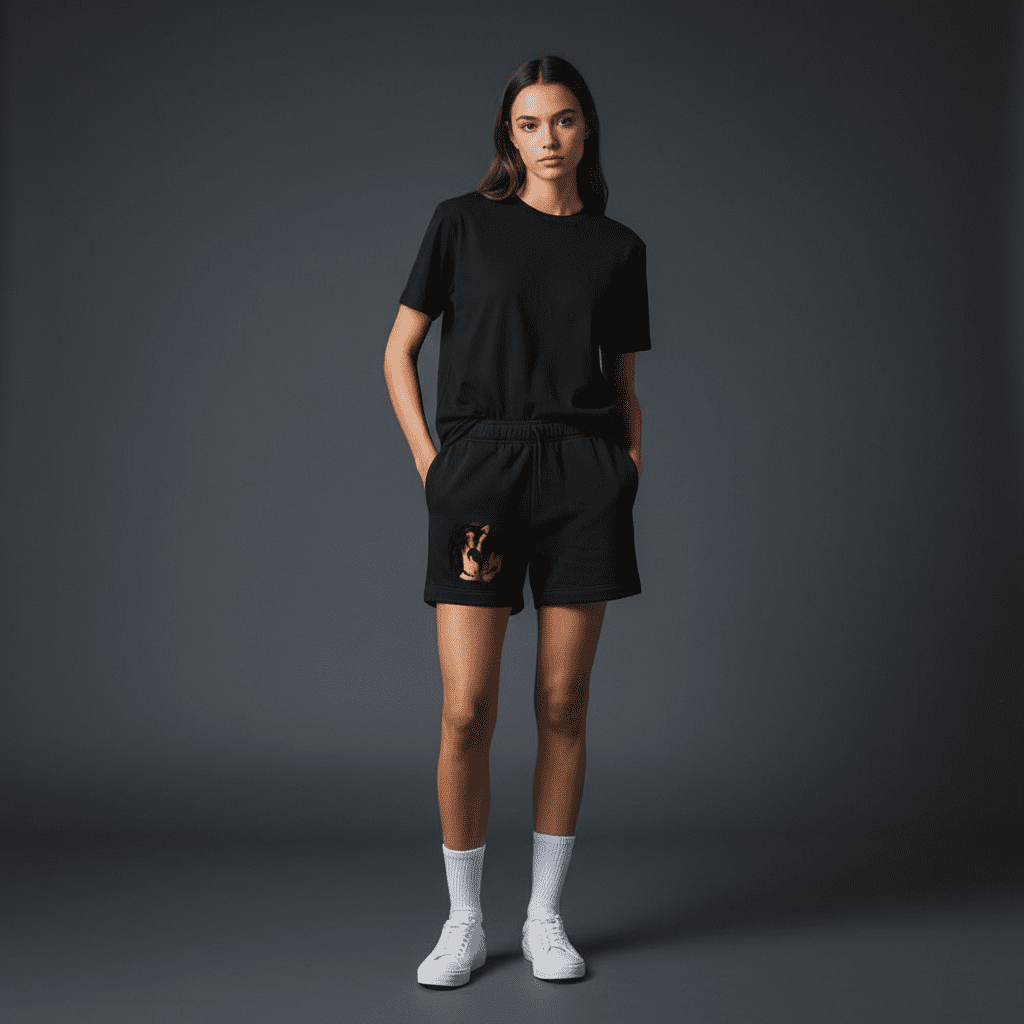 Legendary Relax Track Shorts Black Legendary Relax Track Shorts Black