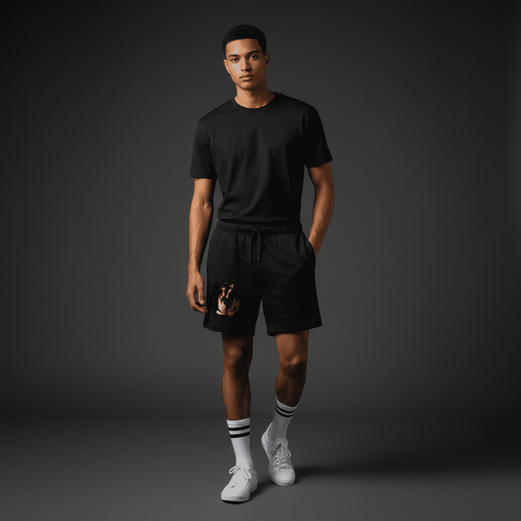 Legendary Relax Track Shorts Black Legendary Relax Track Shorts Black