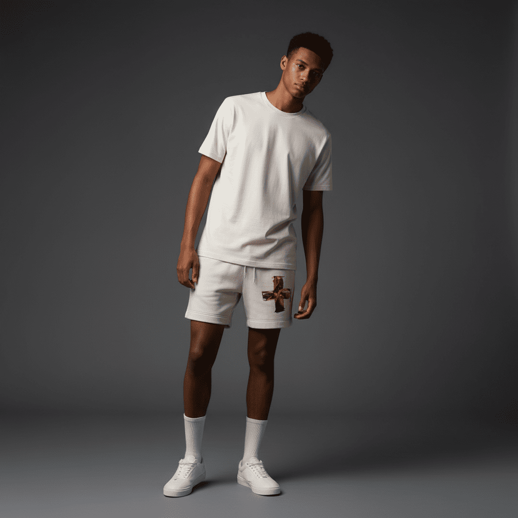 Legendary Relax Track Shorts Bone Legendary Relax Track Shorts Bone