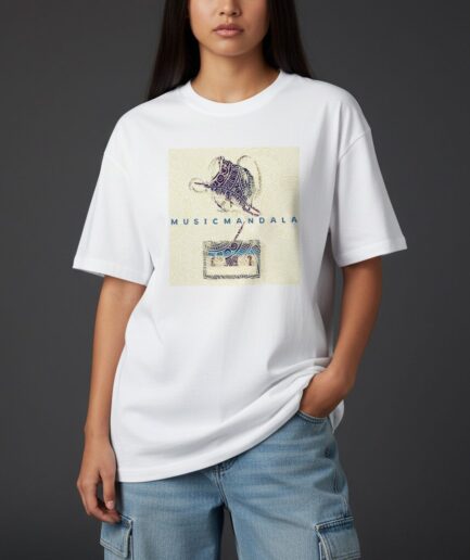 Music Mandala Relaxed T-Shirt