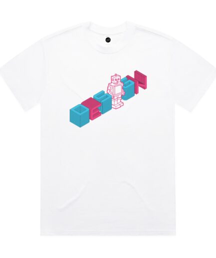 Neon Robot Relaxed T-Shirt