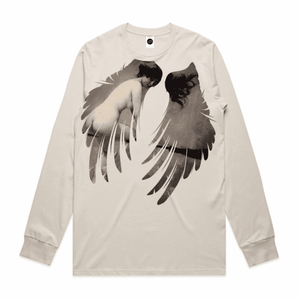 Sinful Regular Long-Sleeved T-Shirt in Bone Sinful Regular Long-Sleeved T-Shirt in Bone