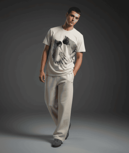 Sinful Regular T-Shirt in Bone