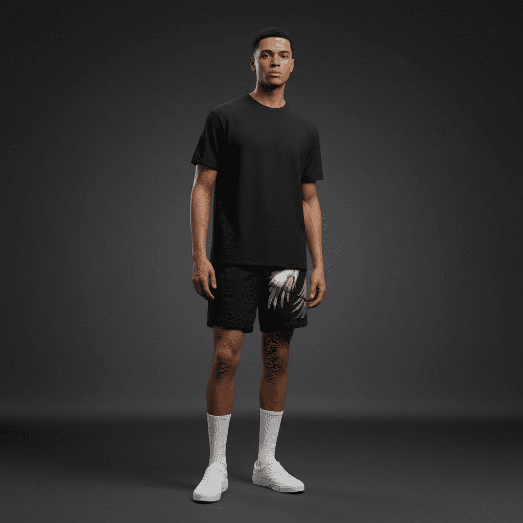 Sinful Relax Track Shorts Black Sinful Relax Track Shorts Black