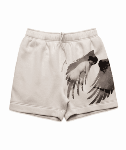 Sinful Relax Track Shorts Bone