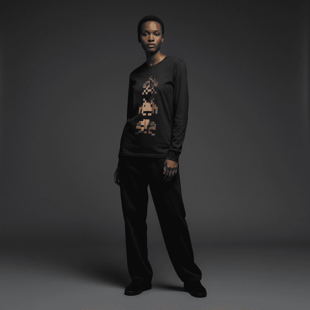 Uncovered Regular Long-Sleeved T-Shirt in Black Uncovered Regular Long-Sleeved T-Shirt in Black