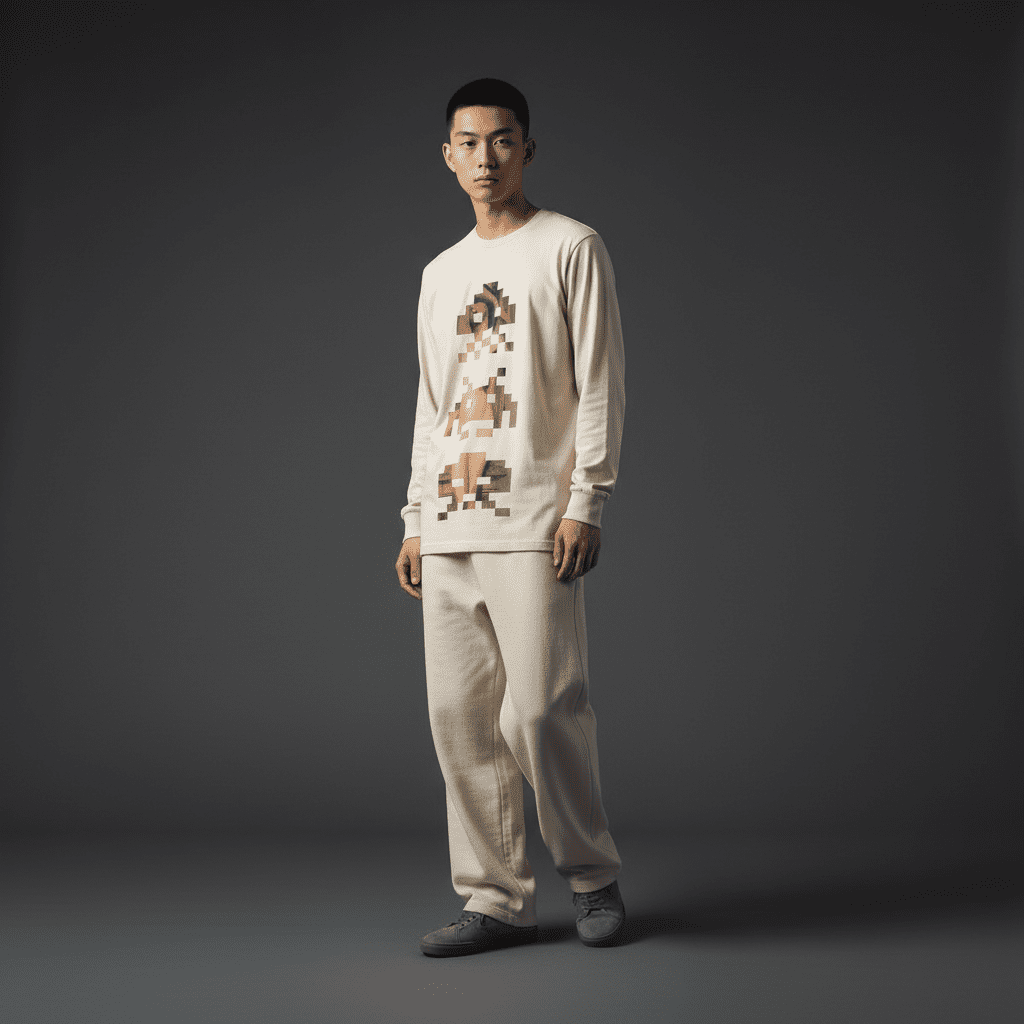 Uncovered Regular Long-Sleeved T-Shirt in Bone Uncovered Regular Long-Sleeved T-Shirt in Bone