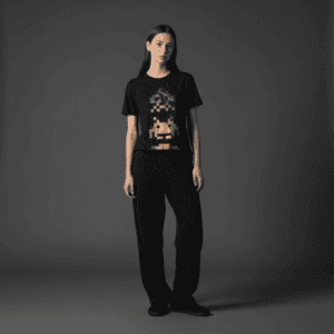 Uncovered Regular T-Shirt in Black