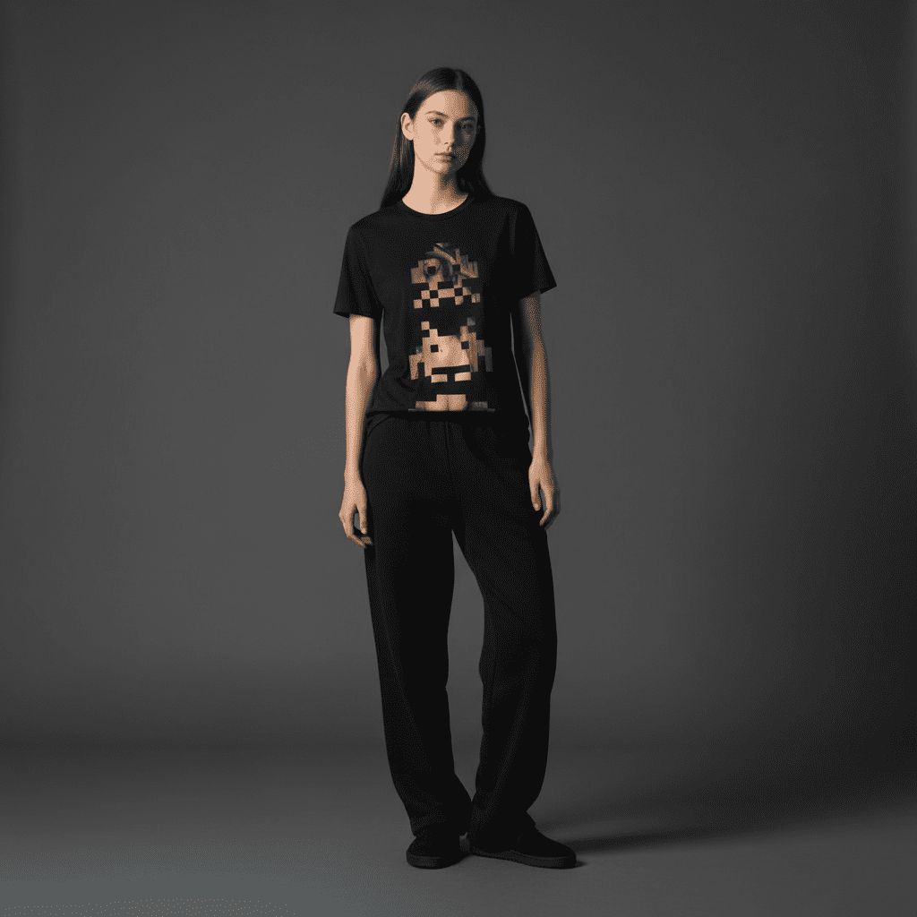 Uncovered Regular T-Shirt in Black Uncovered Regular T-Shirt in Black