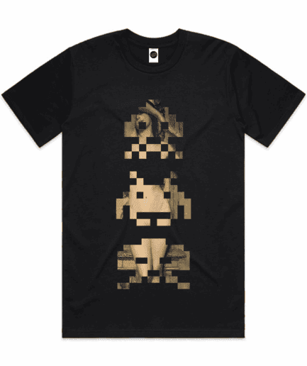 Uncovered Regular T-Shirt in Black