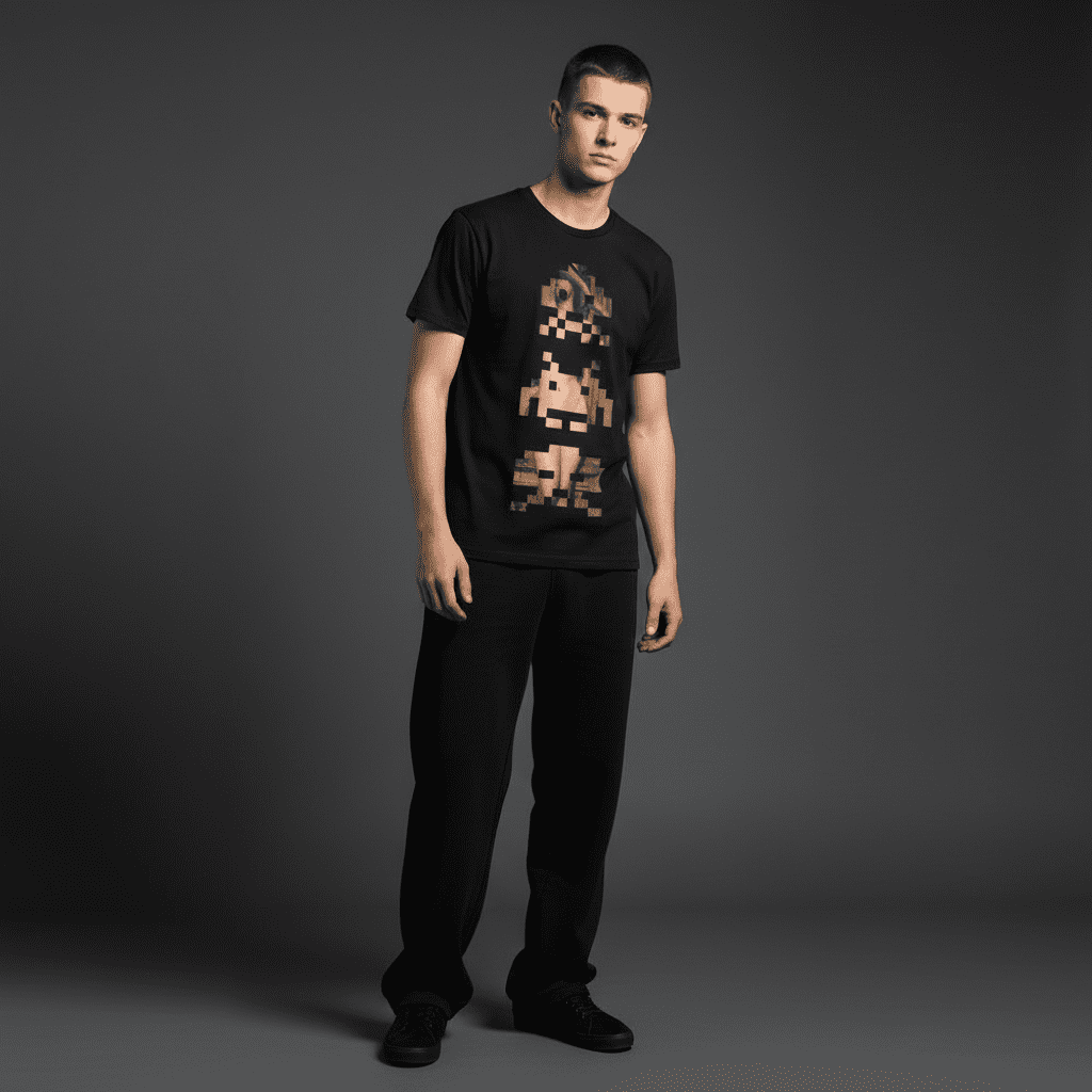 Uncovered Regular T-Shirt in Black Uncovered Regular T-Shirt in Black
