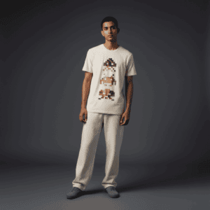 Uncovered Regular T-Shirt in Bone