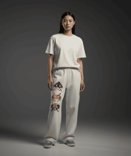 Uncovered Relax Sweatpants Bone