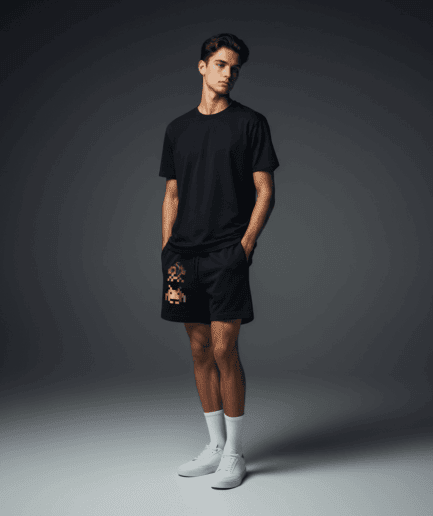 Uncovered Relax Track Shorts Black