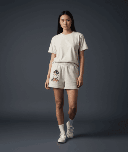 Uncovered Relax Track Shorts Bone