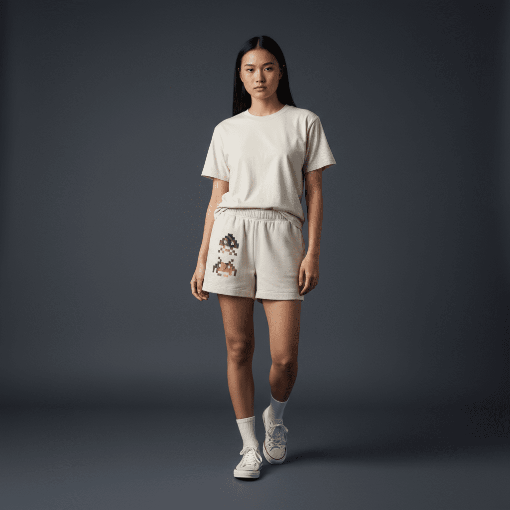 Uncovered Relax Track Shorts Bone Uncovered Relax Track Shorts Bone