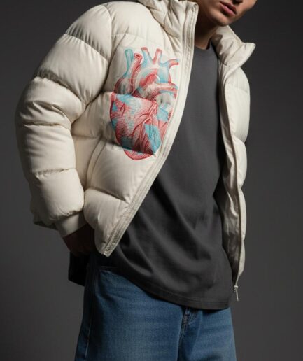Design At Heart Snow Puffer Jacket