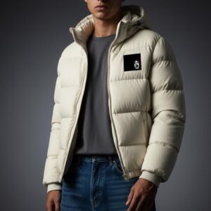 Happy Outside Snow Puffer Jacket