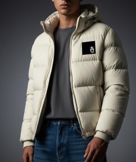 Happy Outside Snow Puffer Jacket