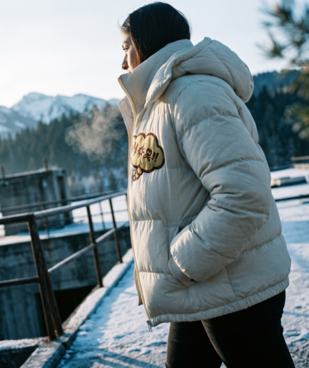 Just Angles Snow Puffer Jacket