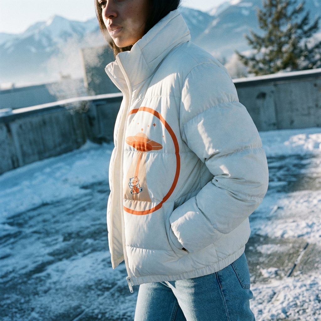 Lucky Cat Snow Puffer Jacket Lucky Cat Snow Puffer Jacket