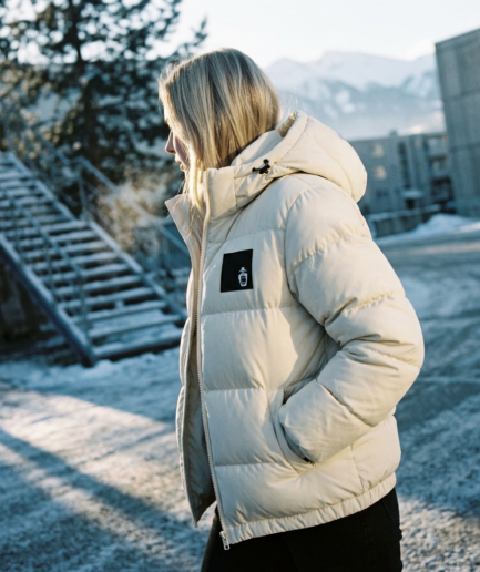 Happy Outside Snow Puffer Jacket